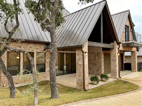 stone house with metal roof floor plans|metal roof on brick home.